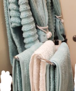 iDesign Metal Hand Towel Rack, The Axis Collection – Holds 2 Hand Towels, 7.75” x 6.25” x 13.5”, Chrome 37 B1ZeJtYBv2S