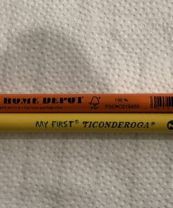 Ticonderoga My First Wood-Cased Pencils, Pre-Sharpened, 2 HB, With Sharpener, Yellow, 4 Count 4 Count w/ Sharpener 30 B1ZfAn54g9S