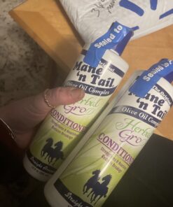 Mane 'n Tail: Herbal Gro Shampoo + Conditioner (12 oz Each), Olive Oil Complex That Helps Strengthens & Nourishes Hair 35 B1Zy1junlSS