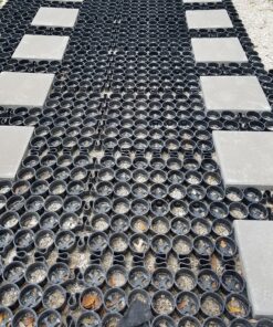 TRUEGRID | Deco Permeable Pavers | Designed as Driveway Pavers, Garden Pavers, Stepping Stone Support, for Walkways, Patios, Poolside, DIY | Outdoor Pavers | 1.8" Depth | Pack of 10 (40 Square Feet) 23 B1aLnTIOSuS