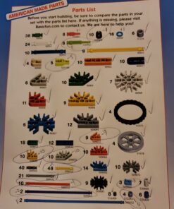 K’NEX – 35 Model Building Set – 480 Pieces – For Ages 7+ Construction Education Toy (Amazon Exclusive) 42 B1amlRBlbiS