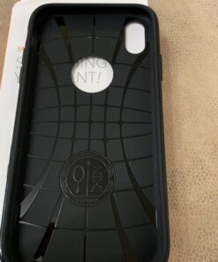 Spigen Rugged Armor Designed for iPhone XR Case (2018) - Matte Black 48 B1aqrSOfj S