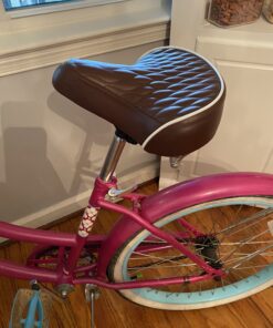 Schwinn Comfort Bike Seat, Bicycle Seat Replacement for Men and Women, Universal Fit Saddles with Standard Seat Posts Cruiser/Quilted Brown 25 B1b22XCpt S