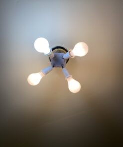 JACKYLED 4 in 1 E26 Light Socket Splitter Adapter Converter for Standard LED Bulbs 360 Degrees Adjustable 180 Degree Bendable Max Watt 240W 40 B1bLILDOOdS