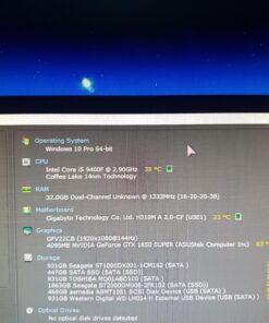 Intel® Core™ i5-9400F Desktop Processor 6 Cores 4.1 GHz Turbo Without Graphics 38 B1ba5JUs9kS