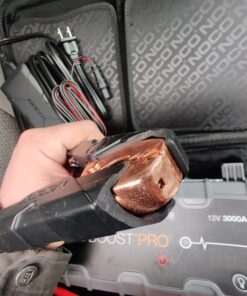 NOCO Boost Pro GB150 3000A UltraSafe Car Battery Jump Starter, 12V Battery Pack, Battery Booster, Jump Box, Portable Charger and Jumper Cables for 9.0L Gasoline and 7.0L Diesel Engines 44 B1c VzhADS