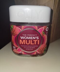 OLLY Women's Multivitamin Gummy, Overall Health and Immune Support, Vitamins A, D, C, E, Biotin, Folic Acid, Adult Chewable Vitamin, Berry, 45 Day Supply - 90 Count (Pack of 1) Gummies 39 B1cOu6RSwYS
