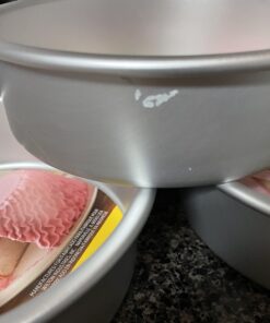 Wilton Aluminum 6-Inch Round Cake Pan Set, 4-Piece 6" 4-Pack 6" (4-Pk.) Round 31 B1ccdMUloYS