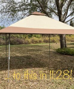 Coleman Back Home Pop-Up Canopy Tent, 13x13ft Portable Shade Shelter Sets Up in 3 Minutes with UPF 50+ Sun Protection, Great for Campsite, Park, Backyard, Tailgates, Beach, Festivals, & More 26 B1crQE4oOS