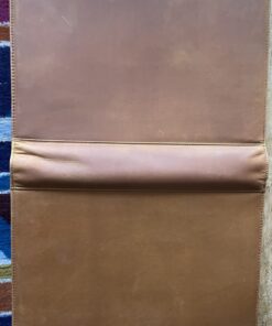 AZXCG Leather Portfolio Binder,3 Ring Binder Padfolio with Zipper fits up to 13.3" Laptop, Professional Organizer, Business Folder with Clipboard, Leather Notepad Holder Brown Graduation Gift Standard 42 B1czps7HlxS