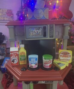 Melissa & Doug Fridge Food Wooden Play Food Set (9 pcs) - Pretend Play Kitchen Accessories, Play Food Sets For Kids Kitchen, Wooden Play Grocery Sets For Kids Ages 3+ 42 B1dBanadQES