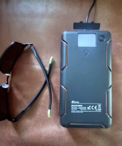 Hiluckey Solar Charger 25000mAh, Outdoor USB C Portable Power Bank with 4 Solar Panels, 3A Fast Charge External Battery Pack with 3 USB Outputs Compatible with Smartphones, Tablets, etc. Orange 52 B1dvz4uYI2S