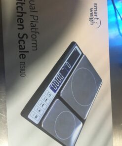 Smart Weigh Culinary Kitchen Scale 10 kilograms x 0.01 Grams, Digital Food Scale with Dual Weight Platforms for Baking, Cooking, Food, and Ingredients 66 B1e8yHGlqS