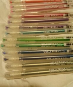 SAKURA Gelly Roll Stardust Glitter Gel Pens - Bold Point Ink Pen for Lettering, Drawing, Invitations, & Stationery - Assorted Colored Ink - Bold Line - 16 Pack 41 B1eClQQd5SS 1