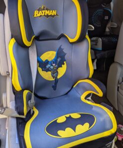 KidsEmbrace High Back Booster Car Seat, DC Comics Batman Black, Grey, Yellow Batman Backless Booster Seat 23 B1f0nkMxHdS