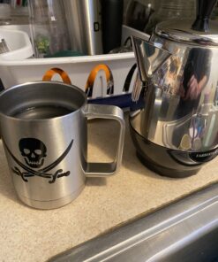 Farberware 2-4-Cup Electric Percolator coffee maker, Stainless Steel, Automatic Warm Function, FCP240 4 Cup 41 B1fJJrr1rJS