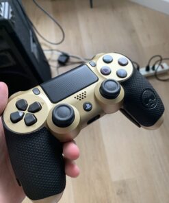 KontrolFreek Performance Grips for Playstation 4 (PS4) Controller (Nightfall Black) Nightfall Black 41 B1fmJpZkpWS