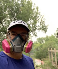 3M P100 Respirator Cartridge/Filter 60926, 1 Pair, Helps Protect Against Organic Vapors, Acid Gases, Ammonia Methylamine, Formaldehyde and Particulates 34 B1fvOcPTwuS