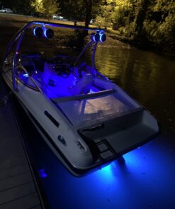 Tidal Wake IP68 Underwater 1/2in Standard Boat Drain Plug LED Light, Brilliant Underwater Lighting in Minutes! No Holes to Drill! Blue 35 B1gvwRkOw0S
