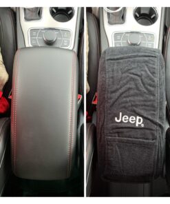Seat Armour KAJGCB11-14 Officially Licensed Custom Fit Center Console Cover with Jeep Embroidered Logo for Select Jeep Grand Cherokee Models(2011-2017) - (Black) 24 B1hlW8MS