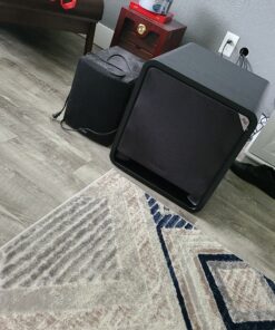 Polk Audio HTS 12 Powered Subwoofer with Power Port Technology | 12” Woofer, up to 400W Amp | For the Ultimate Home Theater Experience | Modern Sub that Fits in any Setting | Washed Black Walnut 37 B1iI9RRpc6S