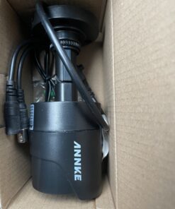 ANNKE 1080p Security Camera 4-in-1 CCTV Bullet Wired Cam, AHD/TVI/CVI/CVBS, Analog Surveillance Video Add–On Camera for Indoor/Outdoor Use, 100ft Clear Night Vision (Power Adapter Not Included) - E200 Black 59 B1j9GwDabqS