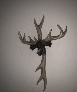 Rustic Deer Antler Wall Cross Lodge Cabin Decor 9 B1jKZLkbS