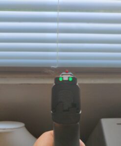 TRUGLO Fiber-Optic Handgun Night Sight | Compact Durable Snag-Resistant High-Visibility Red Front & Green Rear Sight for Handguns Smith & Wesson M&P Set 36 B1jarMfGJBS 2