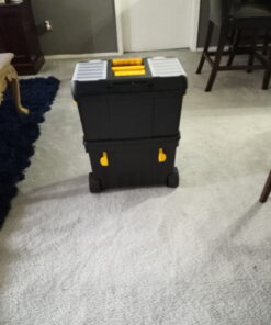 Rolling Tool Box with Wheels, Foldable Comfort Handle, and Removable Top – Toolbox Organizers and Storage by Stalwart 50 B1jg2BsgKS