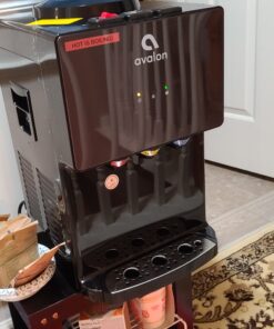 Avalon Premium Hot/Cold Top Loading Countertop Water Cooler Dispenser With Child Safety Lock. UL Listed- White countertop white 41 B1jgaWsmhfS