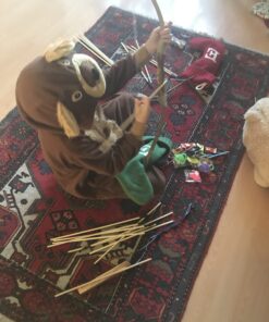 Adventure Awaits - 2-Pack Handmade Wooden Bow and Arrow Set - 20 Wood Arrows and 2 Quivers - for Outdoor Play 36 B1jpfAP6aHS