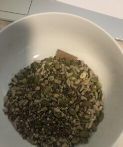 GERBS Super 5 Seed Snack Mix 2 LBS. Premium Grade | Top 14 Food Allergy Free | Resealable Bulk Bag | Made in USA | Raw Pumpkin Sunflower Chia Hemp Flax Seed Trail Mix | Gluten Peanut Tree Nut Free 5 Seed Mix 2 Pound (Pack of 1) 25 B1jzgK81BAS