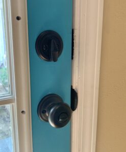 Kwikset 99910-035 Juno Entry Door Knob and Single Cylinder Deadbolt Combo Pack, 3, Venetian Bronze 33 B1kAl5xYxAS