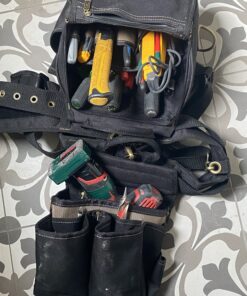 CLC Custom Leathercraft 1608 Electrician's Comfort Lift Combo Tool Belt, 28 Pocket,Black 35 B1kFN5CgAmS