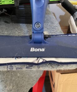 Bona Premium Microfiber Floor Mop for Dry and Wet Floor Cleaning - Includes Microfiber Cleaning Pad and Microfiber Dusting Pad - Dual Zone Cleaning Design for Faster Cleanup Standard 50 B1lr2I8nn9S