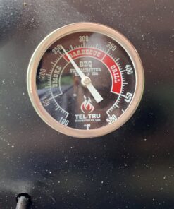 Tel-Tru BQ300 Barbecue Thermometer, 3 inch Black dial with Zones, 4 inch stem, 100/500 Degrees F 42 B1lu6loZEuS