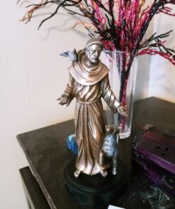 Saint Francis Bronze Religious Christian Catholic Statue 6 B1mspp4IpCS