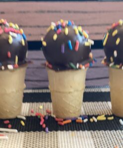 Joy Mini Cups Miniature Ice Cream Cones For Kids, Desserts, Cupcake Cones, Cake Pops 42 Count (1 Box/42 cones) 23 B1n0WNO5uCS