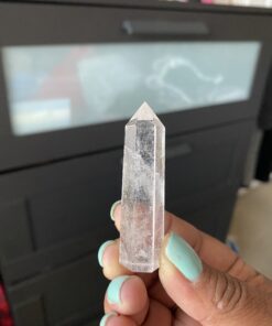 Healing Crystal Wands,2" Amethyst Crystal, Rose Quartz,Clear Quartz and Black Obsidian£¬6 Faceted Reiki Chakra Stones 4 pcs Pink,clear Quartz,black Obsidian,amethyst 2" Tall 67 B1n1klDE0TS