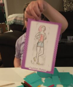 Kahootz Fashion Plates — Classic Styles — Mix-and-Match Drawing Kit — Make 100s of Fabulous Fashion Designs — For Ages 6+ 32 B1n9BUFq5IS