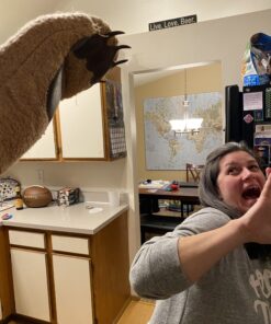 Genuine Fred Bear Hands Oven Mitts - Quality Cotton with Heat Resistant Silicone - Fun & Function Kitchen Gadgets - Funny White Elephant Gift - Great Gift for Home Cooks, Bakers, & Animal Lovers - 26 B1nKpbP11RS 1