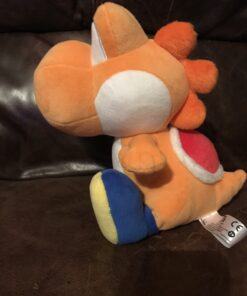 Little Buddy 1390 Super Mario All Star Collection 7" Orange Yoshi Plush 22 B1nNIaYBelS