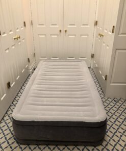 Intex Comfort Dura-Beam Airbed Internal Electric Pump Bed Height Elevated (2020 Model) Twin (300 Lbs) Mid Rise (13") 51 B1ncOa8NBfS