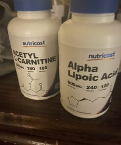 Nutricost Alpha Lipoic Acid 600mg Per Serving, 240 Capsules - Gluten Free, Vegetarian Capsules, Soy Free & Non-GMO 37 B1o6Js1qpCS