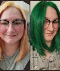 Punky Spring Green Semi Permanent Conditioning Hair Color, 3.5oz 3.5 Fl Oz (Pack of 1) 40 B1oHDAyFjnS