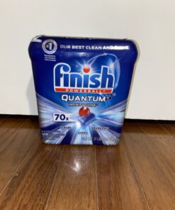 Finish Quantum Infinity Shine - 70 Count - Dishwasher Detergent - Powerball - Our Best Ever Clean and Shine - Dishwashing Tablets - Dish Tabs (Packaging May Vary) 25 B1oYwB91rzS