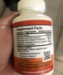 Extra Strength Turmeric Curcumin and Ginger & BioPerine - 1965mg Joint Support Supplement for Aches with Black Pepper Powder Extract - Premium Made in USA | Vegan Natural Non GMO Pills | 90 Capsules 35 B1ob9LqlGYS 3