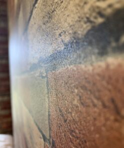 Wallpaper Faux Smooth Rust Tuscan Brick Wall, Looks Real Up! 11 yd 32 B1ofv86CF9S