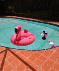 GoFloats Flamingo Pool Float Party Tube - Inflatable Rafts, Adults & Kids 44 B1ow9h43JFS