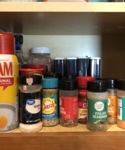 Seville Classics Bamboo Premium Wood 3-Tier Step Shelf Spice & Seasoning Storage Rack Organizer for Kitchen, Cabinet, Countertop, Pantry, Bathroom, Salon, Expandable 8.5"-15" W Expandable 8.5" - 15" W 37 B1p2XytOWqS 1